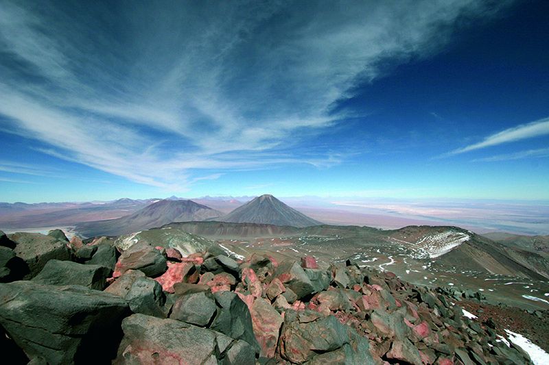 Escalada do vulcão Cerro Toco