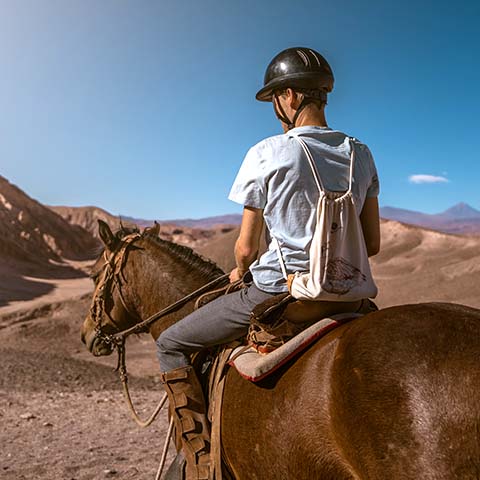 A caballo <br/>Riding