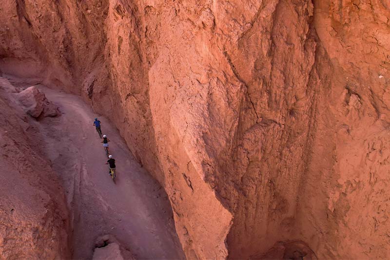 Quebrada del Diablo, recorrido por la izquierda